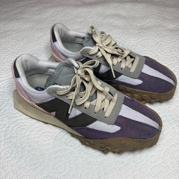 New Balance Purple and Gray Sneakers - Picture 3 of 12